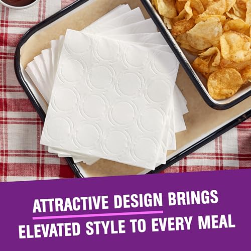 Vanity Fair Extra Absorbent Paper Napkins - 80 Count, White