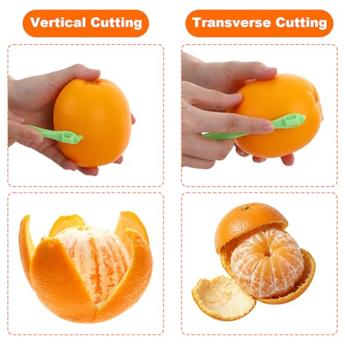 10-Pack Citrus Peeler Set - Easy Orange & Lemon Peelers