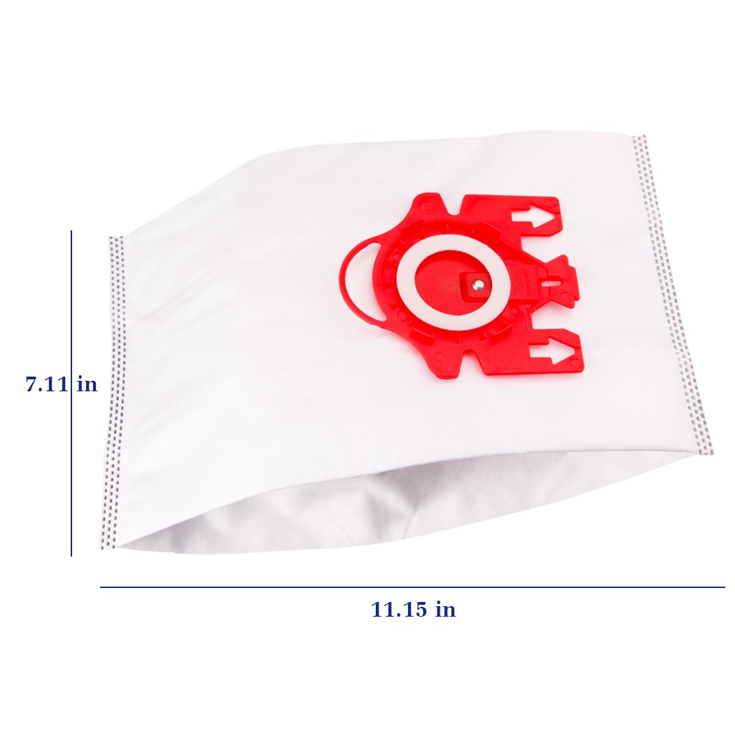 20 Pack 3D Airclean Bags Replacement for Miele FJM Vacuum Compact C1 Compact C2 Complete C1 S241, S290, S300i, S500, S700, S4, S6 Series,5 Motor Protection Filters 5 Air Clean Filters