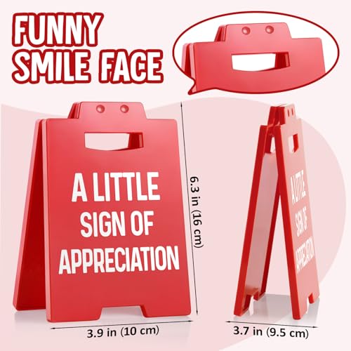 Thank You Appreciation Sign for Coworkers & Employees | Compact A-Frame Decor