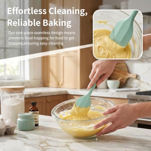 Headaze 7-Piece Silicone Spatula Set - BPA-Free, Heat Resistant