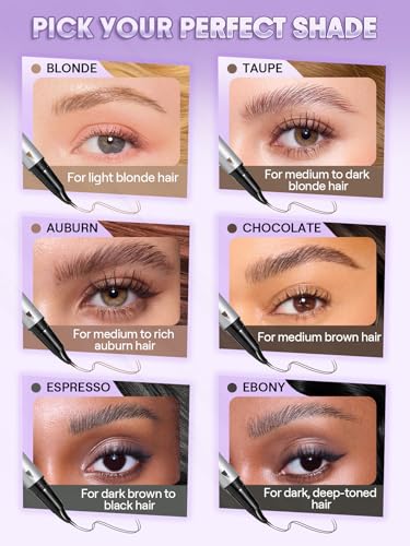 SHEGLAM Real Flow Laminating Brow Pen - Ebony 2-in-1 Eyebrow Gel