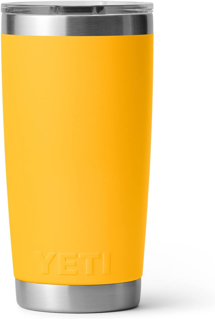 YETI Rambler 20 oz Stainless Steel Tumbler - Vacuum Insulated with MagSlider Lid for Ultimate Temperature Control