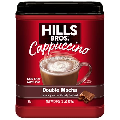 Hills Bros. Double Mocha Cappuccino Mix - Instant Coffee Drink, 16 oz