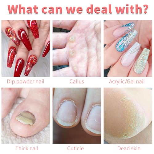 Nail Drill Bits Set 6 Pcs Professional Manicure Pedicure Tool