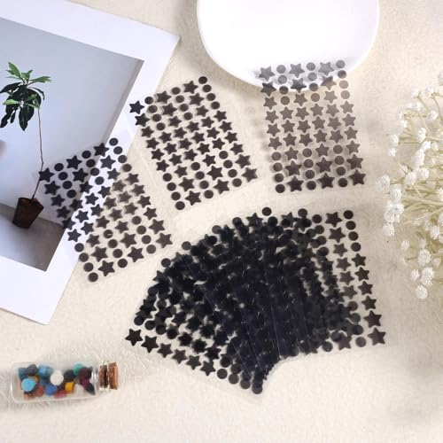 Gosknor 600pcs Black Pimple Patches - Star & Round Acne Spot Dots Stickers