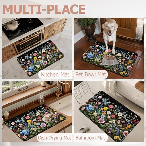 Diatomaceous Earth Bath Mat - Quick-Drying Non-Slip Rug 17x29.5