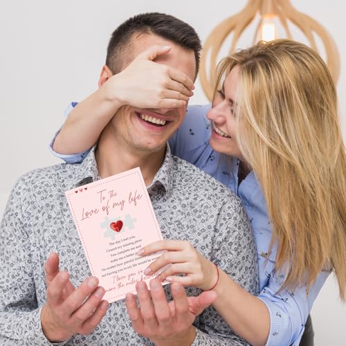 RollupJoy Long Distance Love Greeting Card for Couples