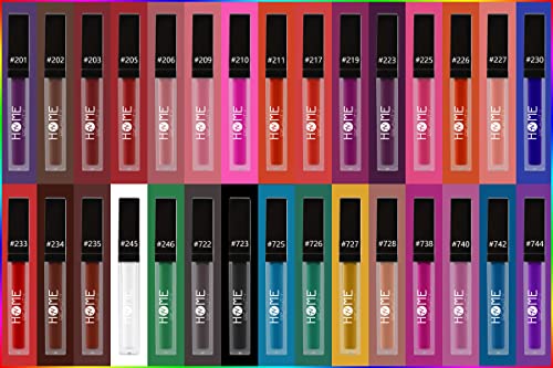 Hot Pink Matte Liquid Lipstick, Waterproof Long Lasting Lip Gloss 5ml