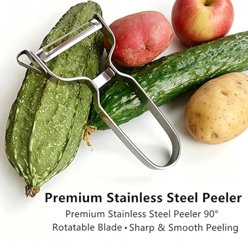 Ultra Sharp Stainless Steel Vegetable Fruit Peeler with 90° Blade