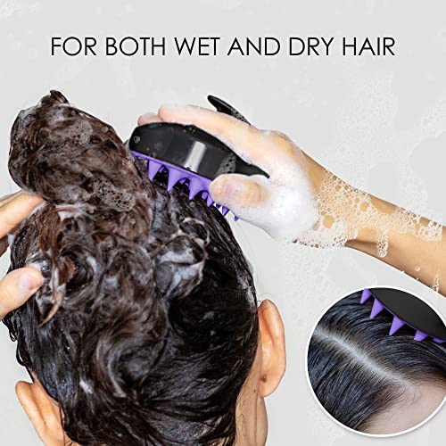 URBAN SOMBRERO Silicone Hair Scalp Massager & Shampoo Brush