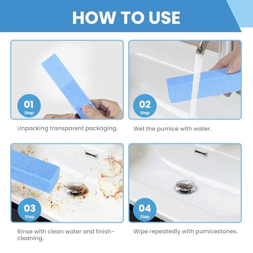 14 Pack Pumice Stones for Effective Toilet & Surface Cleaning