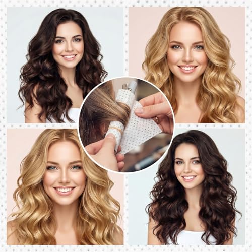 Fibraze 300 Pcs Perm Papers for Hair Heat Resistant End Papers Salon Styling