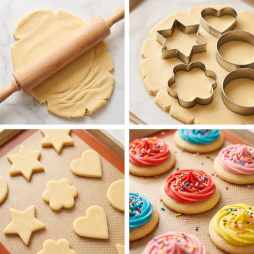 Mini Metal Cookie Cutters Set - 12Pcs Stainless Steel Baking Molds