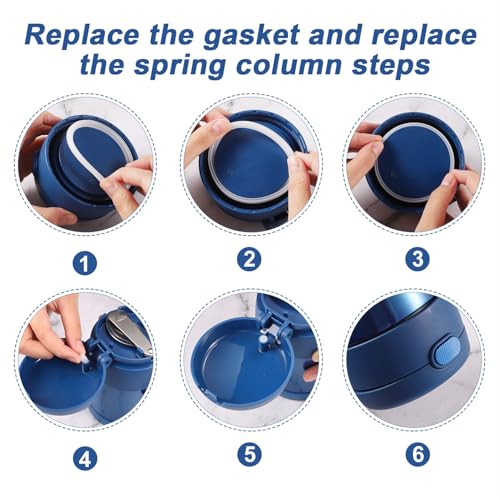 Silicone Food Jar Replacement Gaskets for Thermos Funtainer - 2 Pack