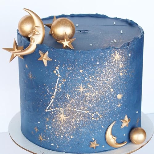 Moon and Stars Silicone Fondant Molds for Cake Decorating Chocolate Candy Gumpaste