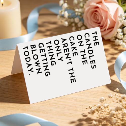 Funny Birthday Card for Him - Hilarious Gift for Boyfriend or Husband