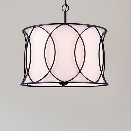Canarm ICH320A03ORB20 Monica 3-Light Chandelier, 20.5" x 20.5" x 17.5", Oil Rubbed Bronze