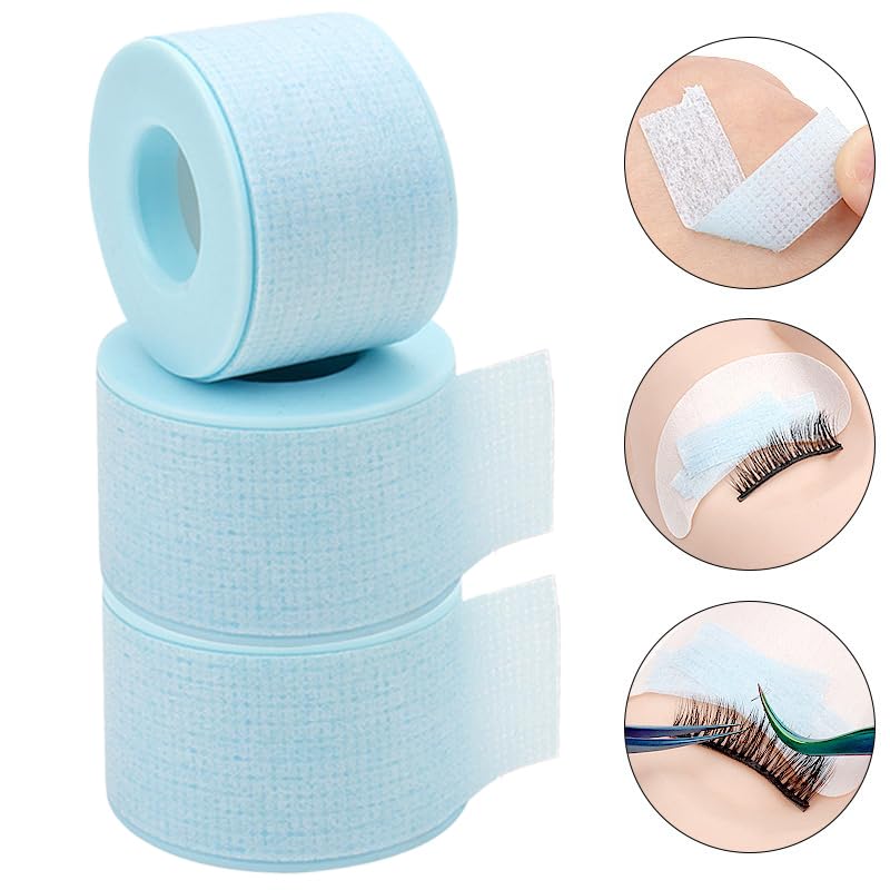 Barbunos Coniglio Eyelash Extension Tape 3 Rolls Micropore Breathable