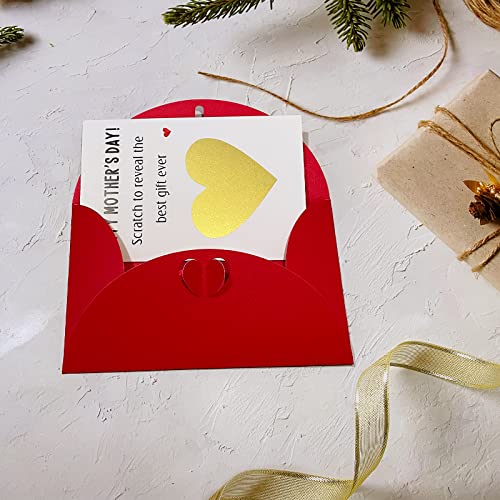 Funny Mother's Day Scratch Off Card with Envelope for Mom