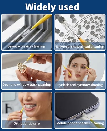 100PCS Shower Head Cleaning Brush Set - Small Hole Unclogging Tool