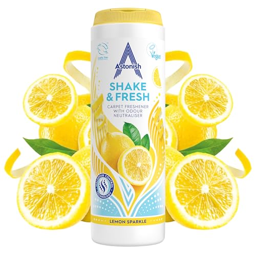 Astonish Lemon Carpet Powder Deodorizer - 12.3 oz Odor Eliminator