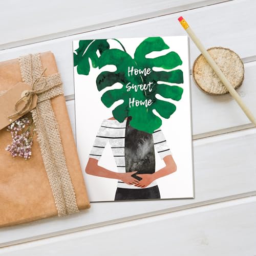 Elegant Housewarming Card with Envelope & Gold Foil Seal - 5x7