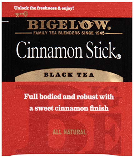 Bigelow Cinnamon Stick Black Tea, 28-Count Tea Bags (Pack of 6)