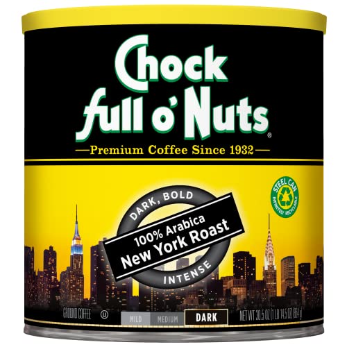 Chock Full o' Nuts Ground Coffee New York Roast - 30.5 oz Can
