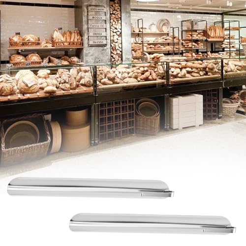 Stainless Steel Table Crumb Sweepers - 2 Pack with Pocket Clip