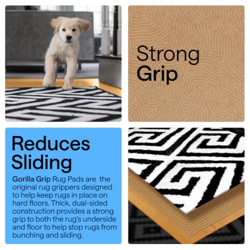 Gorilla Grip Slip Resistant Rug Pad 10x14 for Hardwood Floors