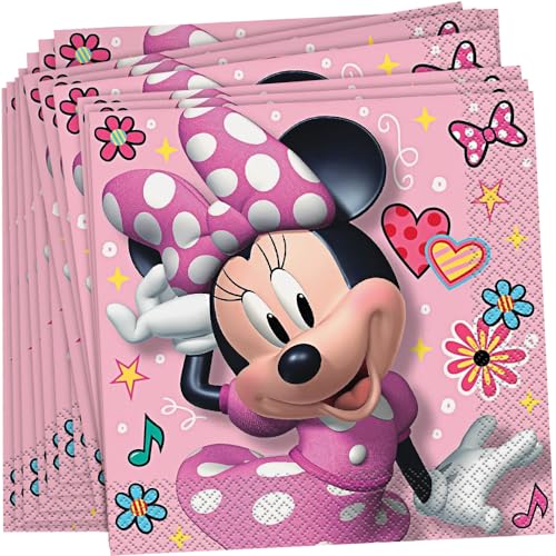 Minnie Mouse Luncheon Napkins - 16 Pack, 6.5" x 6.5"
