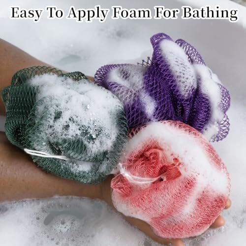 TAOZO Authentic African Exfoliating Net Sponge Body Scrubber