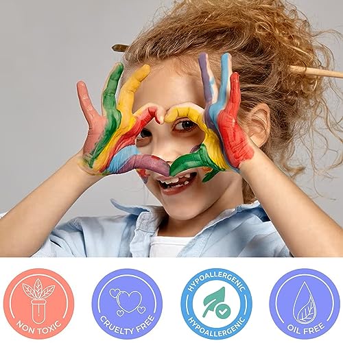 Mysense Blue Face, Body and Hair Paint Stick - Washable Temporary Color