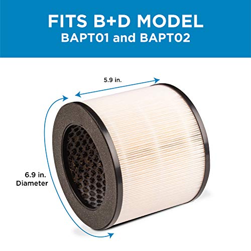 BLACK+DECKER Replacement 3-Stage HEPA Filter