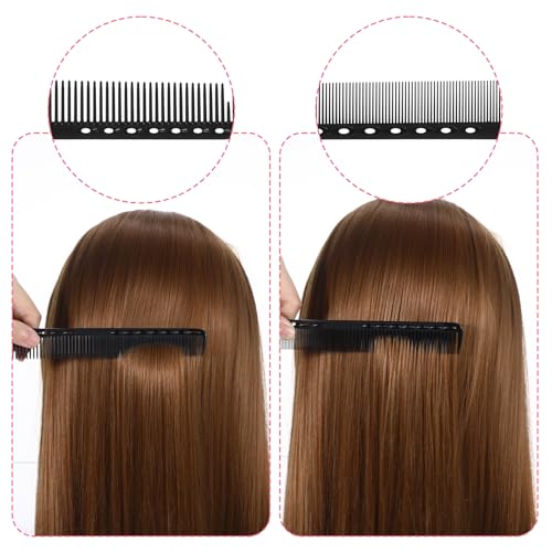 Elegaperma 4-Piece Hair Cutting Combs Set - Professional ABS Barber Styling Tools