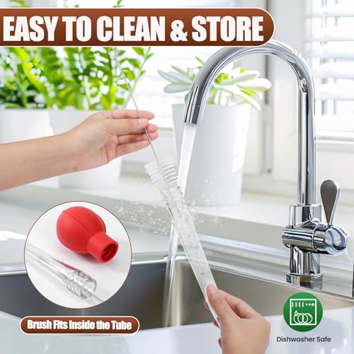 OLESBUR Premium Turkey Baster with Cleaning Brush - 28ml Capacity