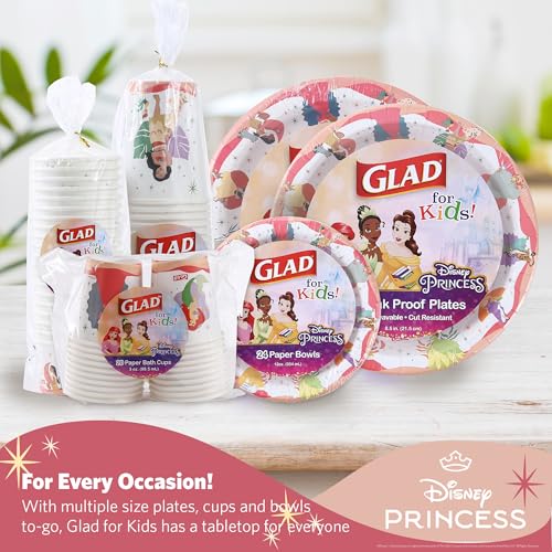 Disney Princess Disposable Mini Bath Cups - 3 Oz, 20 Count