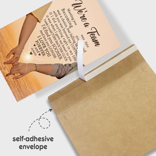 Romantic Valentine's Day Card for Couples - Heartfelt Keepsake