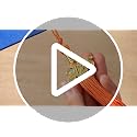 2026 Graduation Tassel Set - 2 Orange Tassels with Gold Charm