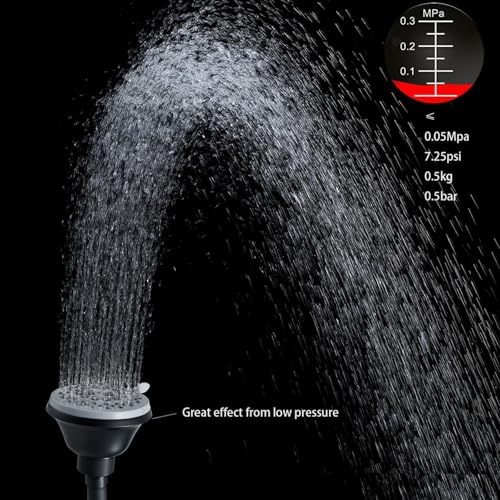 Nuodan 5-Mode High Pressure Shower Head - Midnight Matte Black