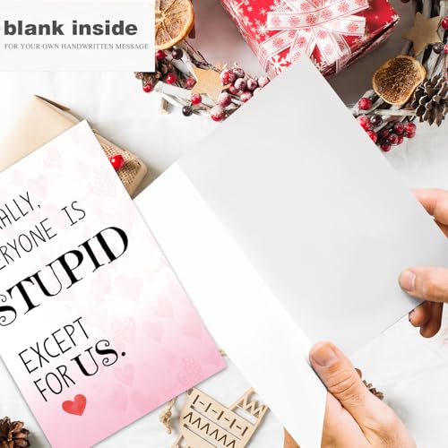 Funny Valentine's Day Card - Sarcastic Humor for Loved Ones