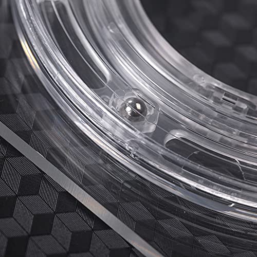 7" Clear Cookie Turntable with Non-Slip Mat for Easy Icing
