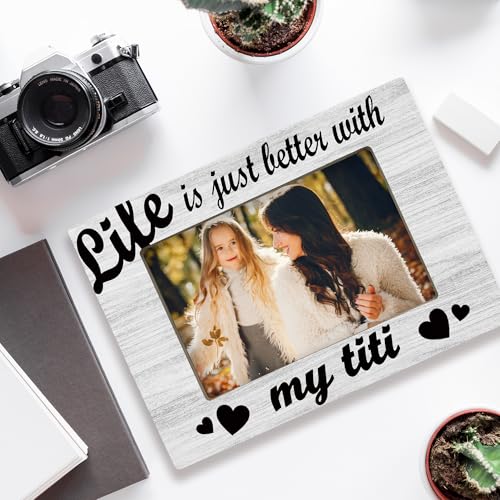 Wooden 4x6 Picture Frame - Best Aunt Gift for Display