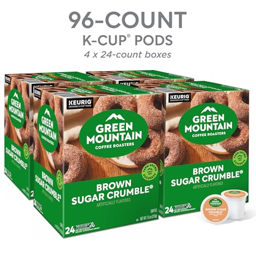 Green Mountain Coffee Brown Sugar Crumble K-Cup Pods, 96 Count