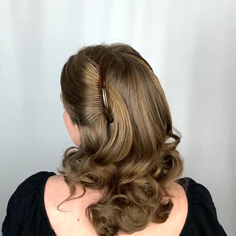 Good Hair Days Large Curved Side Comb - Strong Grip Hair Comb for Updos