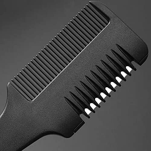 Medsuo Double Sided Hair Thinner Trimmer Razor Comb in Black