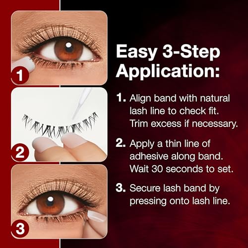 Ardell Fashion Wispies False Lashes - Medium Volume Human Hair