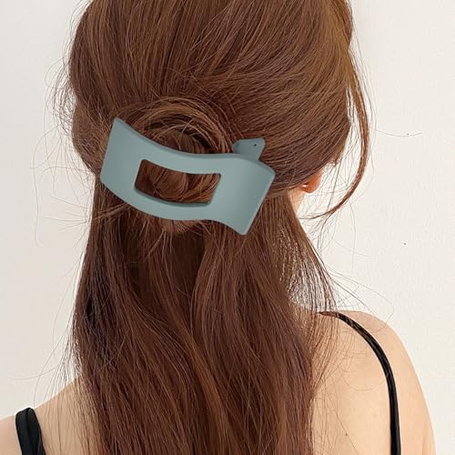 Lawie 8-Piece Flat Hair Clips Acrylic French Hair Barrettes