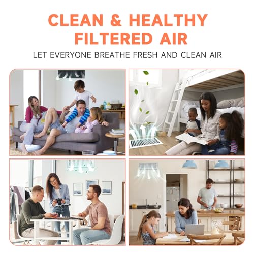 Activated Charcoal Air Vent Filters 4x12 Inch - 6 Pack